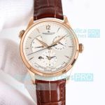 9F Factory Swiss Clone Jaeger-LeCoultre Master Geographic Rose Gold Watch 